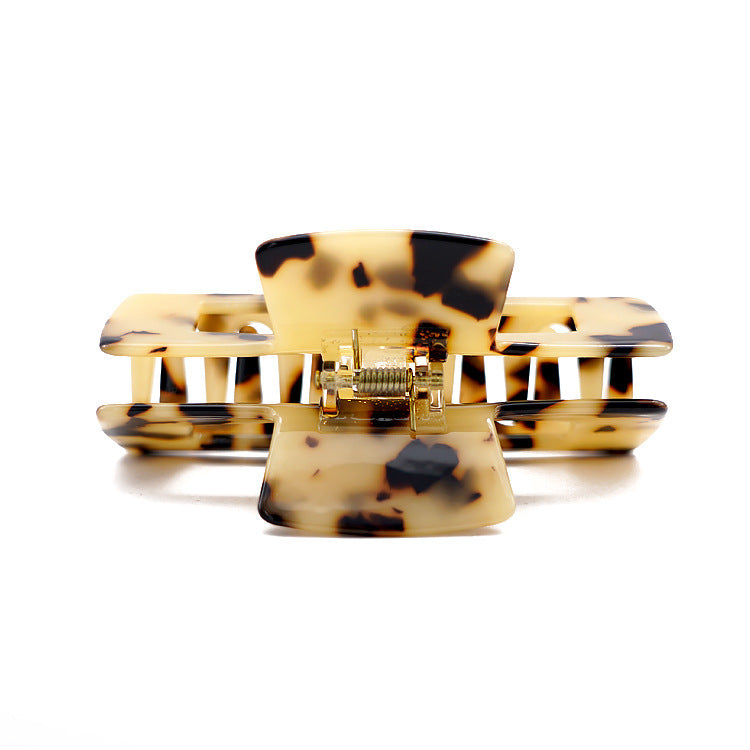French Rectangle Hair Claw Clip – Acrylic (Large)