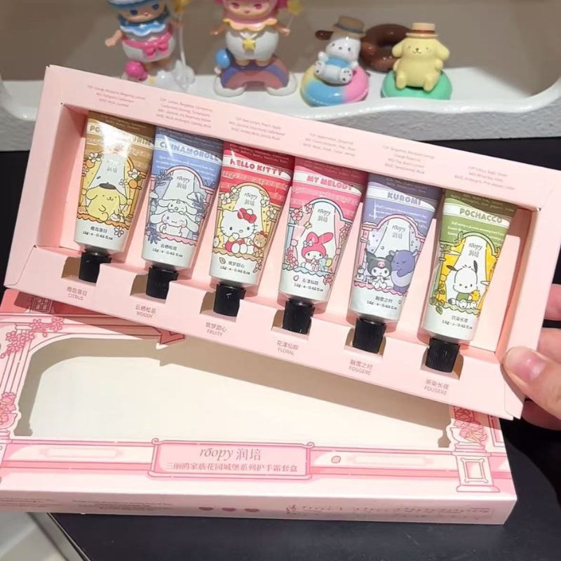 Sanrio & Roopy Hand Cream Gift Set– 6 * 12g