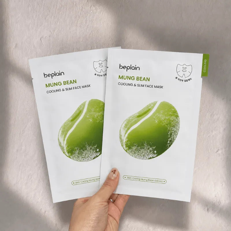 Beplain Mung Bean Cooling and Slim Face Mask
