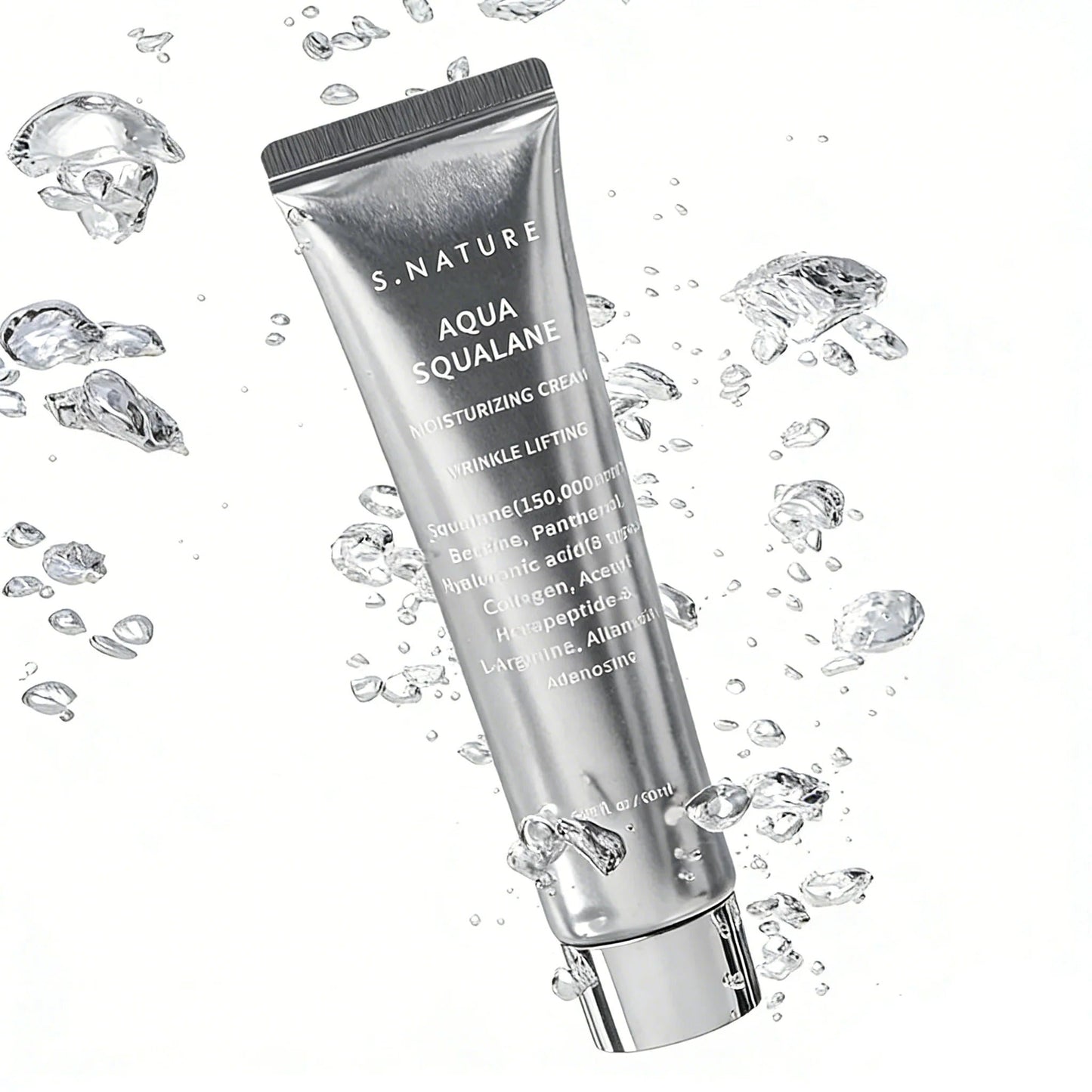 S.NATURE Aqua Squalane Moisturizing Cream 30ml – Lightweight Hydrating Face Cream