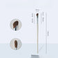 Small Silver Handle Angled Nose Shadow Brush Australia | Aestha Cosmetics