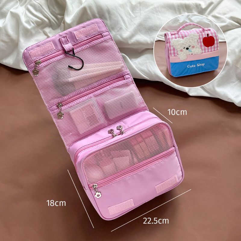 Cute Shop Fluffy Puppy Cosmetics Makeup Bag