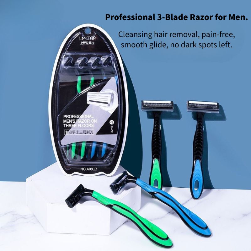 Professional Men’s 3-Blade Razor (4 pcs)