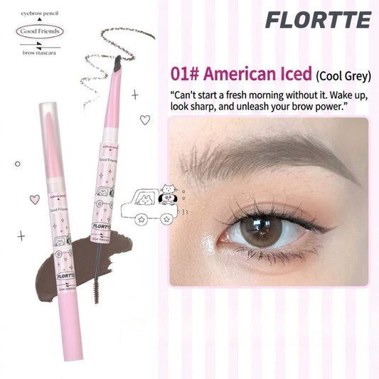 FLORTTE Good Friend Dual-Ended Eyebrow Mascara