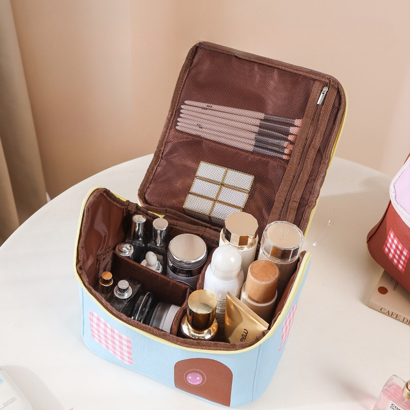 Dopamine Little House Cosmetic makeup Bag