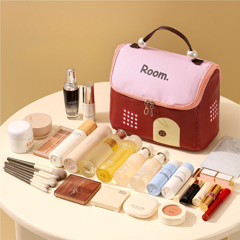 Dopamine Little House Cosmetic makeup Bag