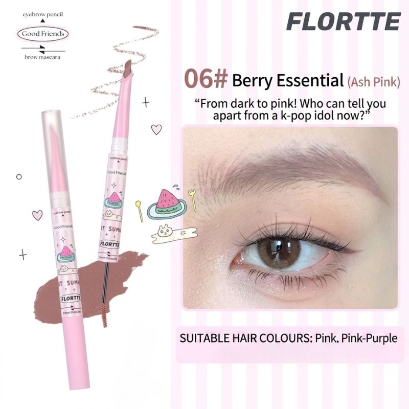 FLORTTE Good Friend Dual-Ended Eyebrow Mascara