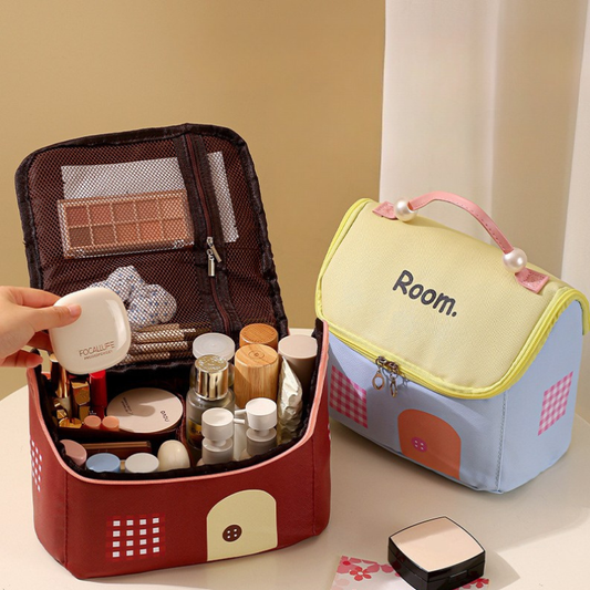 Dopamine Little House Cosmetic makeup Bag