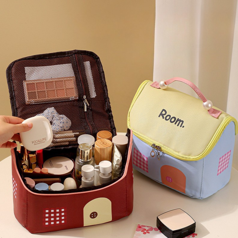 Dopamine Little House Cosmetic makeup Bag