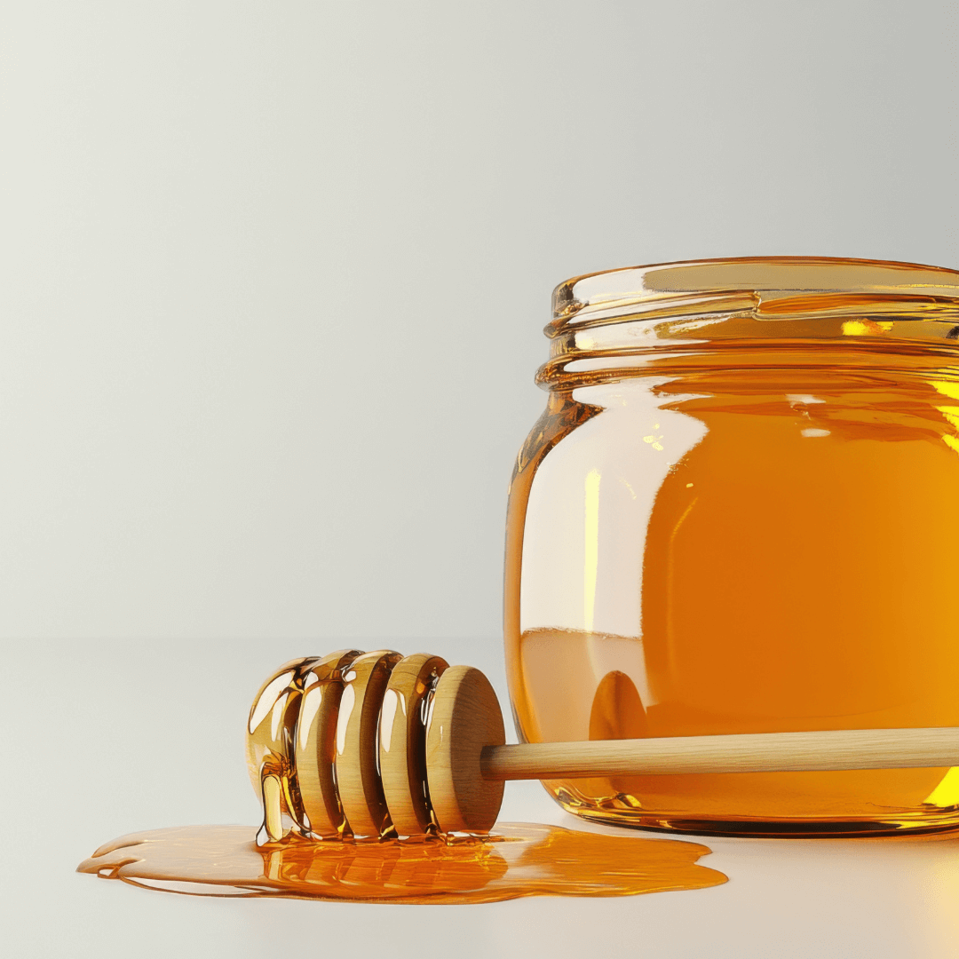 Handcrafted Teak Honey Dipper - Natural