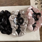 Shiny Pleated Satin French Hair Claw Clip – Large