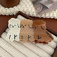 Cartoon Brown Gradient Dog Hair Claw Clip – Large