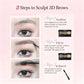 FLORTTE Three-Color Eyebrow Powder No Worries Series