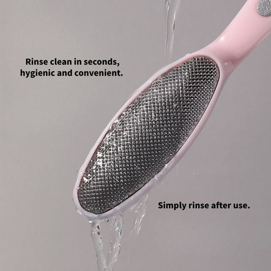Dual-Action Foot File | Stainless Steel Pedicure Rasp for Smooth Heels
