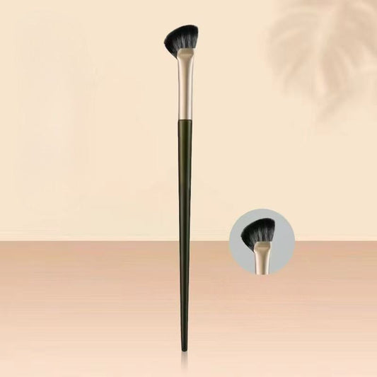 Half Fan Nose Shadow Brush Green Handle Australia | Aestha Cosmetics