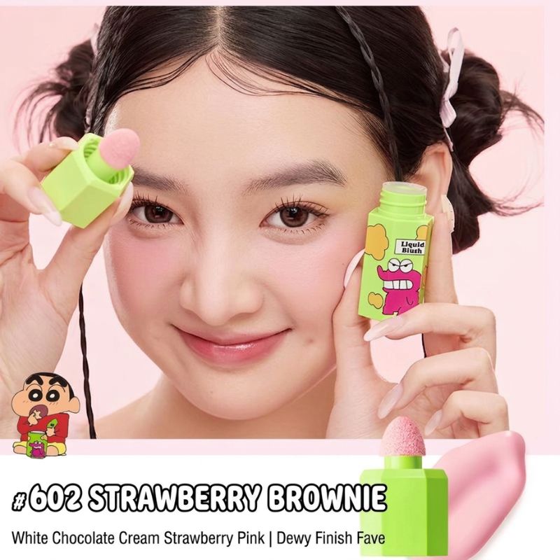JILL LEEN x Crayon Shin-chan Liquid Blush | Soft Natural Cheek Tint