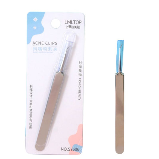 Stainless Steel Slant Tweezer Australia | Aestha Cosmetics
