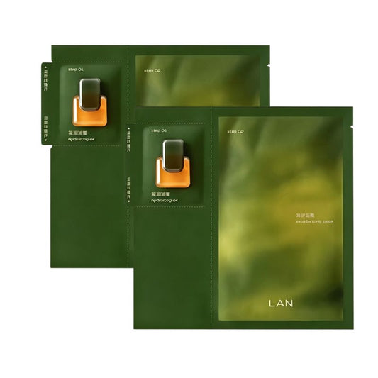 LAN Orchid Oil Skincare Limited Gift Set – Orchid Oil 30ml + Orchid Essence 15ml + Oil Sheet Masks