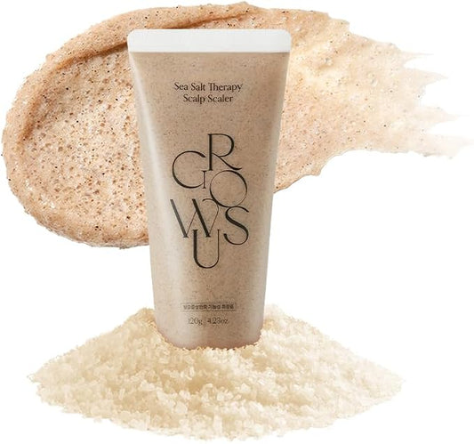 Growus Sea Salt Therapy Scalp Scaler 250g – Deep Cleansing Sea Salt Scalp Scrub for Fresh Scalp Care