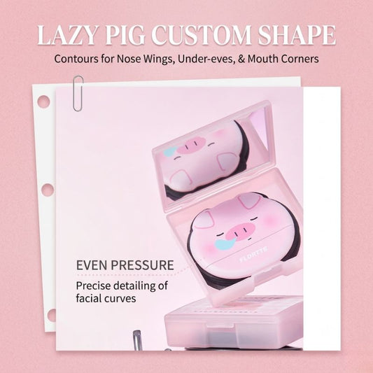 FLORTTE Oil Control Blotting Paper (120pcs) | Cute Pig Design Absorbing Facial Tissue
