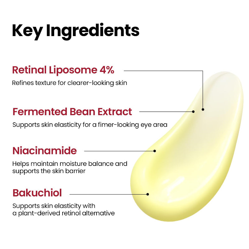 K-Secret Seoul 1988 Eye Cream 30ml – Retinal Liposome 4% + Fermented Bean