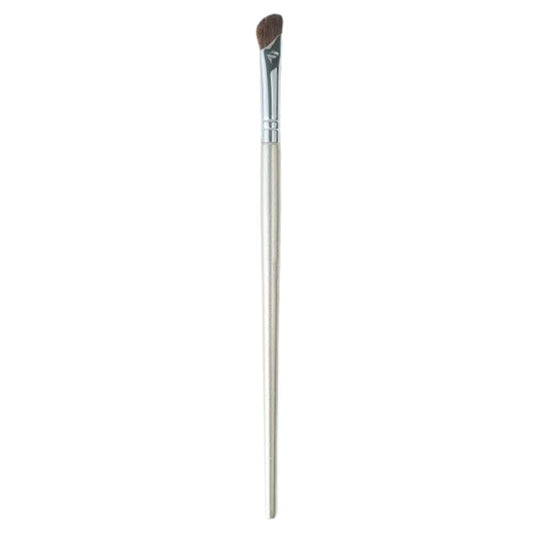 Small Silver Handle Angled Nose Shadow Brush Australia | Aestha Cosmetics