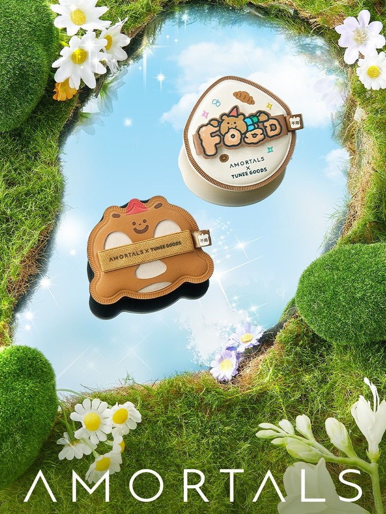 AMORTALS x TUNEE GOODS Toast Makeup Sponge Set