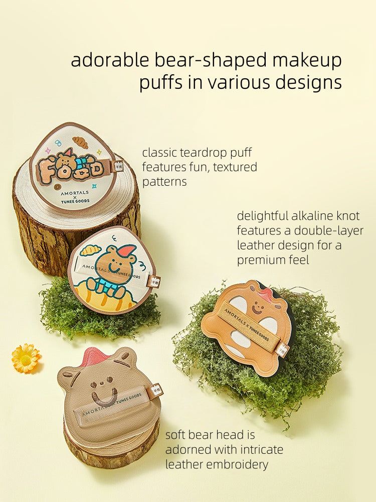 AMORTALS x TUNEE GOODS Toast Makeup Sponge Set
