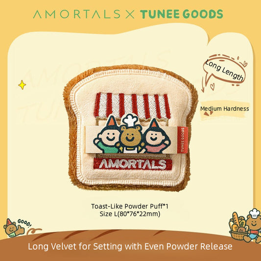 Amortals x TUNEE GOODS Toast-Like Powder Puff