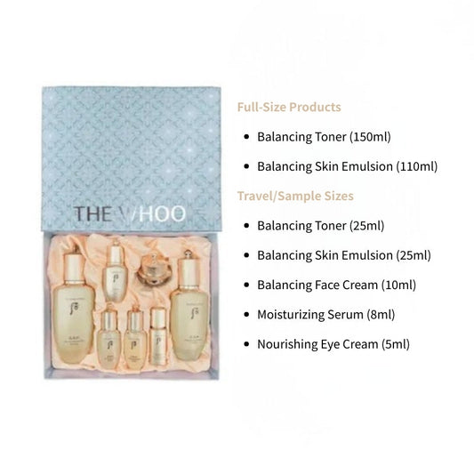WHOO Cheonyuldan Regenerating Skincare Set – Christmas Limited Edition (7-Piece Set)