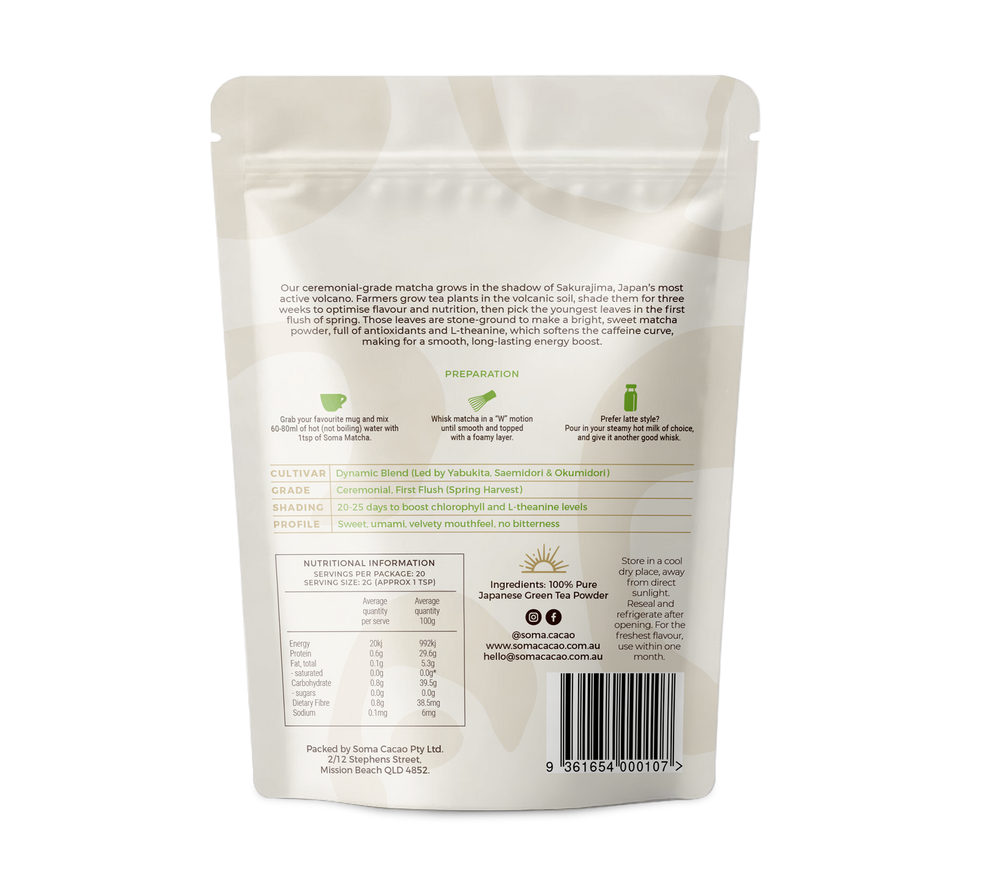 Ceremonial Grade Matcha - 40g