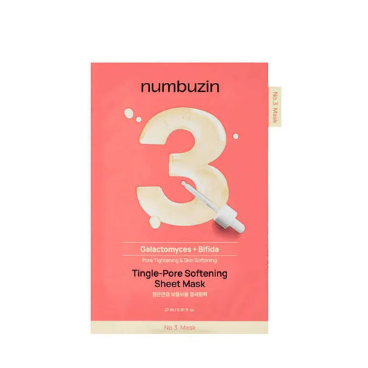 Numbuzin No. 3 Tingle-Pore Softening Sheet Mask