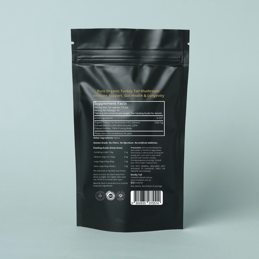 Pure Turkey Tail Mushroom Powder for Dog & Cat