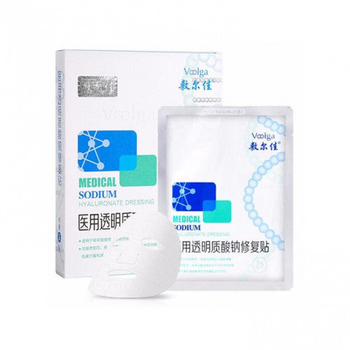 VOOLGA Medical Sodium Hyaluronate Dressing Repair White Facial Mask
