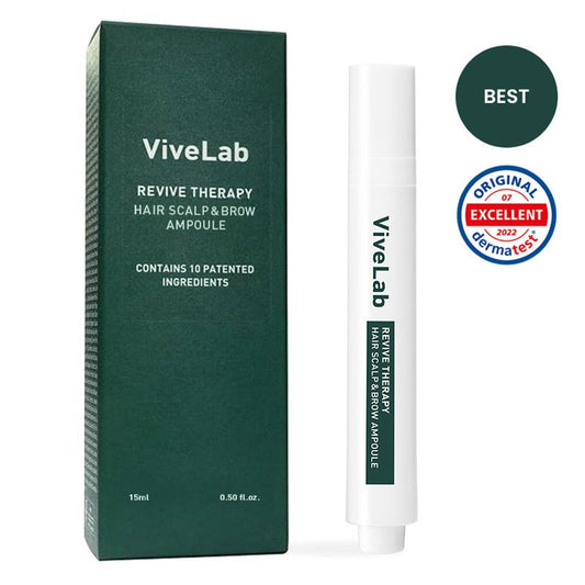 Vivelab Scalp & Hair Serum for Thinning Hair (15ml) – Clinically Tested, Nourishing Formula with Biotin & Peptides for a Healthy Scalp & Fuller-Looking Hair