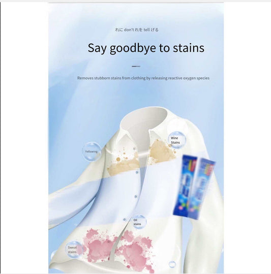 Japan Kinbata Explosive Salt Bleaching Powder Remove Stains Laundry Colour Bleaching(20/box)