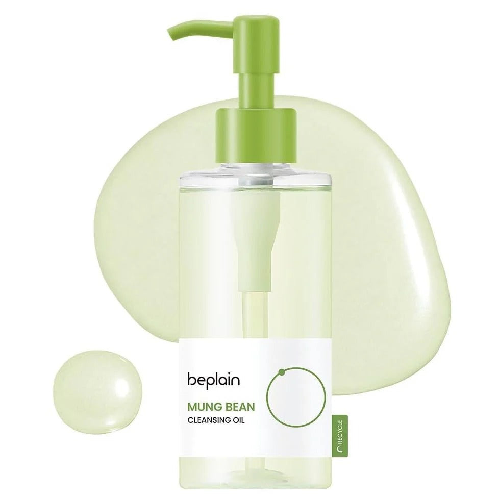 Beplain Mung Bean Gentle Cleansing Set (Foam 80ml + Cleansing Oil 200ml + Pore Clay Mask 120ml)