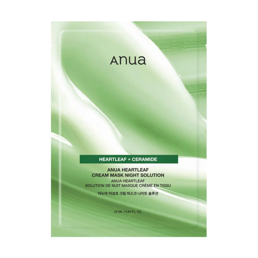 Anua Heartleaf Cream Sheet Mask – Night Solution