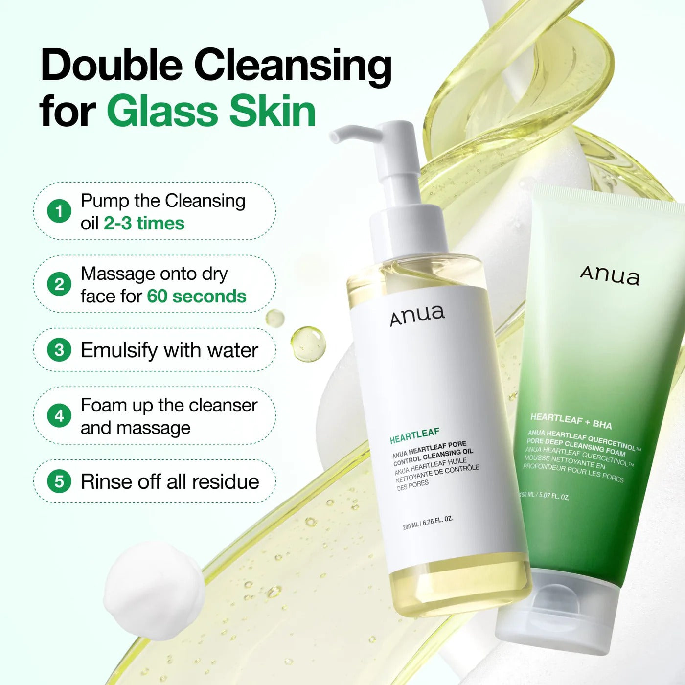 ANUA Double Cleansing Duo Set