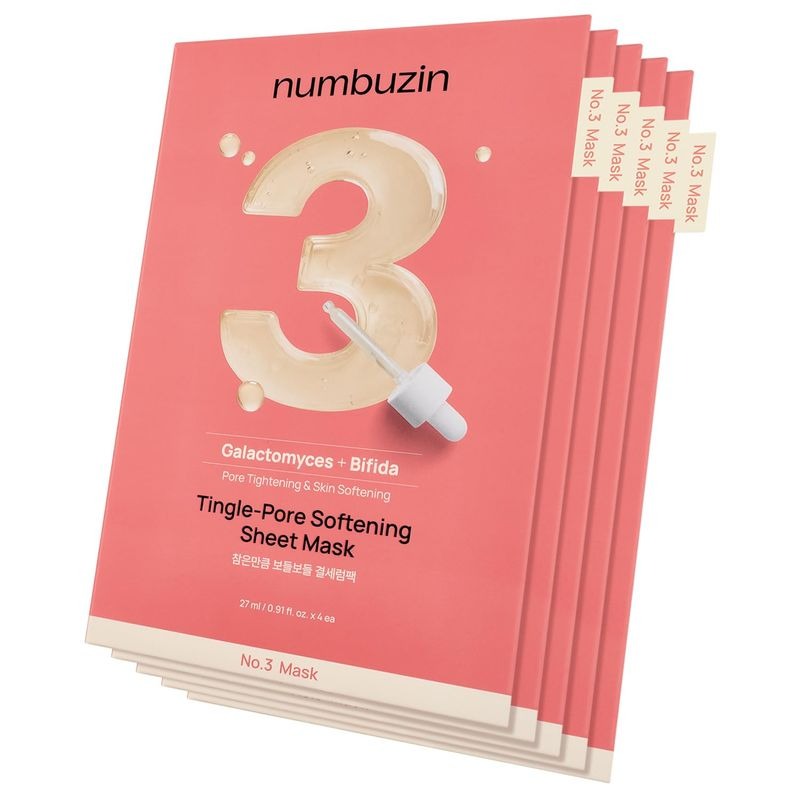 Numbuzin No. 3 Tingle-Pore Softening Sheet Mask
