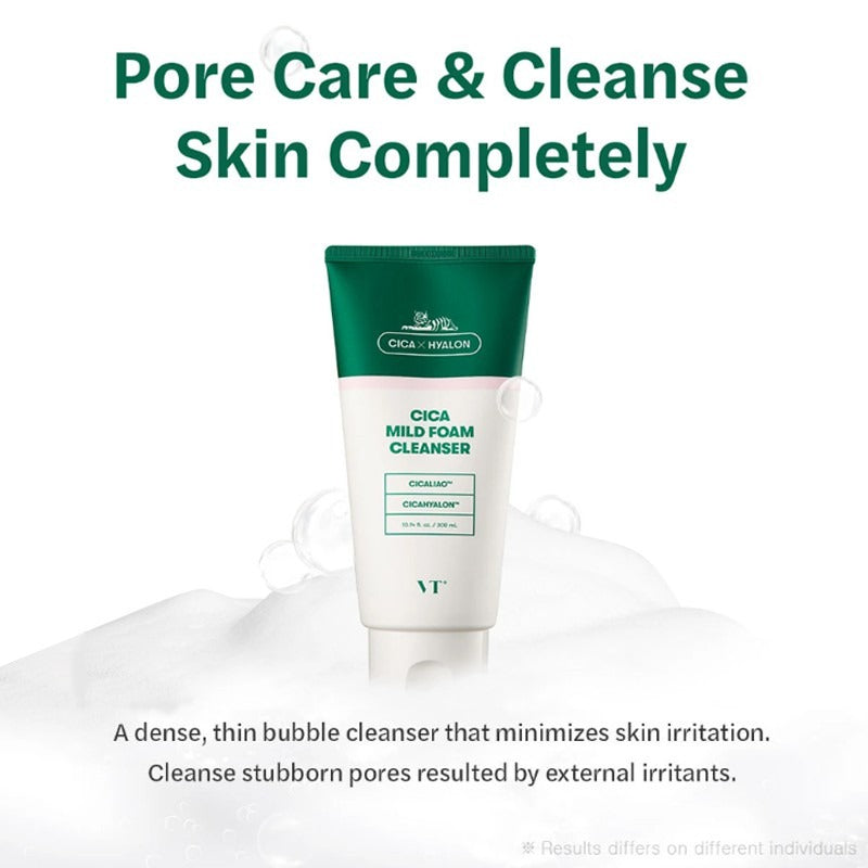 VT COSMETICS Cica Mild Foam Cleanser 300ml