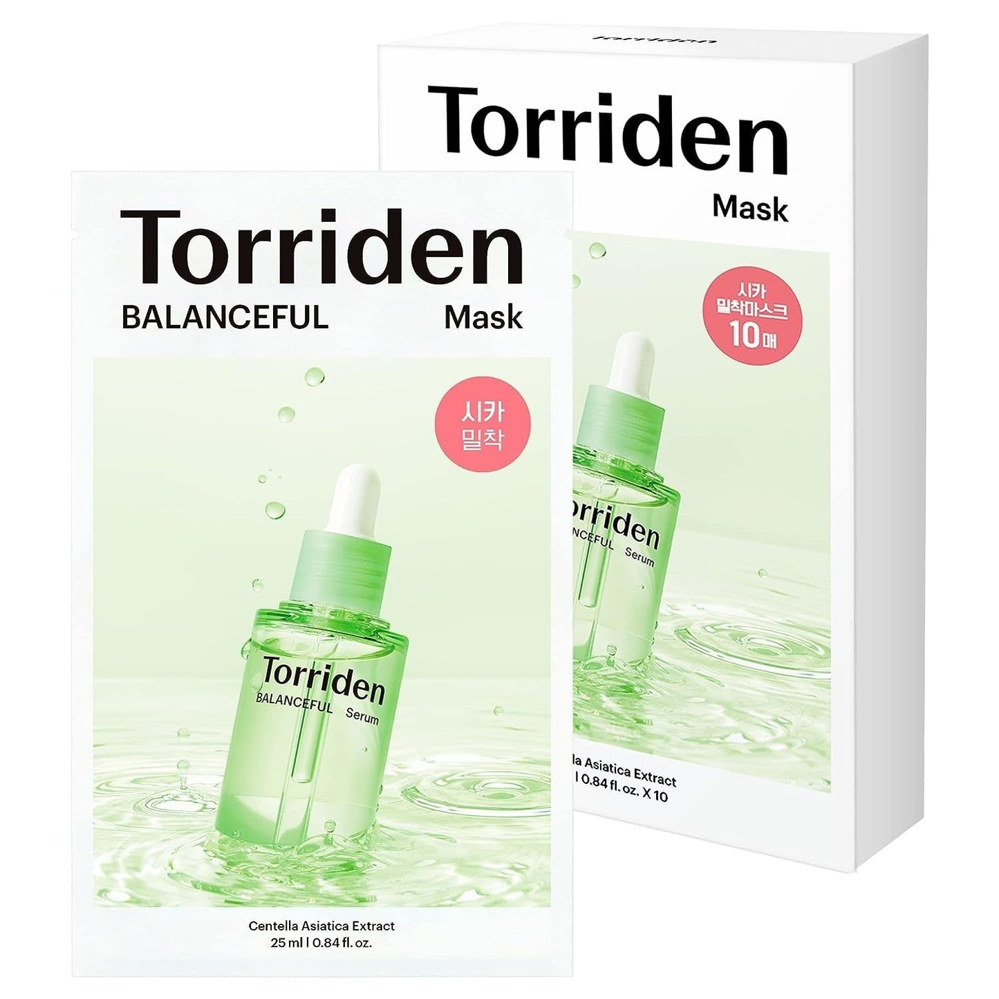 Torriden Mask Sheet Set: 4pc Balanceful Cica Soothing + 1pc Dive-In Low Molecular Hyaluronic Acid Hydrating Mask