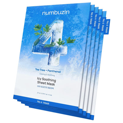 Numbuzin No.4 Icy Soothing Sheet Mask