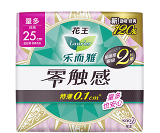 Laurier Zero Touch Ultra-Thin Pads 25cm (Day–Night Use)